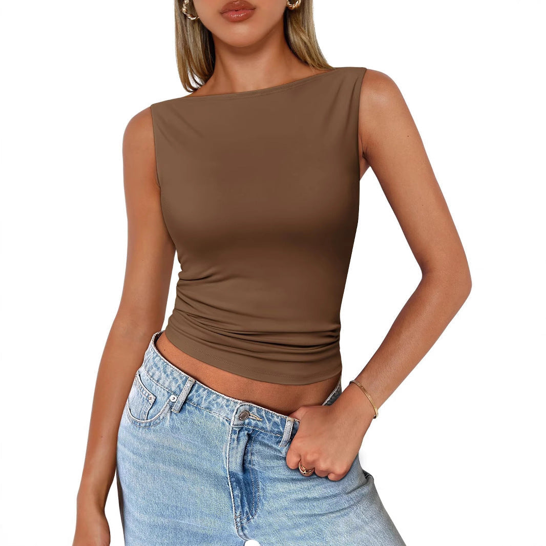 Women's Slim-Fit Sleeveless Top