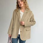 Women's Elegant and Comfortable Corduroy Blazer
