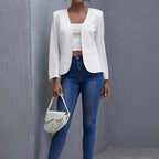 Women's Elegant Blazer with Pockets