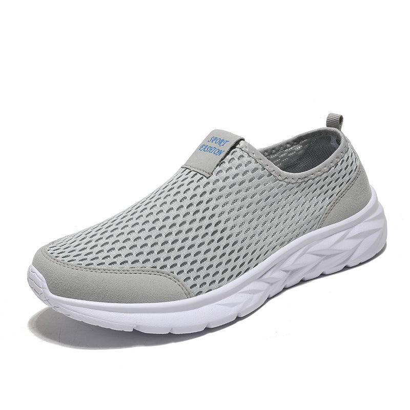 Women's Breathable Slip-On Sports Shoes with Elastic Entry