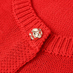 Women's Comfortable Cardigan with Button Details and Patch Pockets