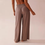 Women's Elegant Pleated Casual Trousers