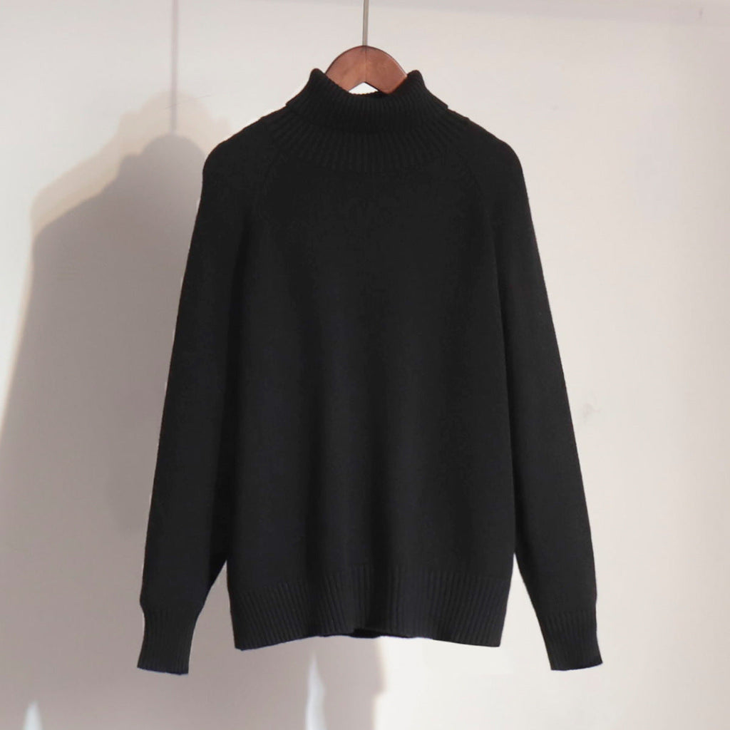 Women's Fine Knit High-Neck Pullover