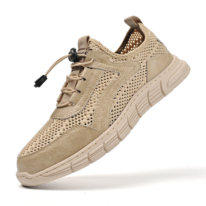 Women's Breathable Sports Sneakers with Elastic Quick-Lace System