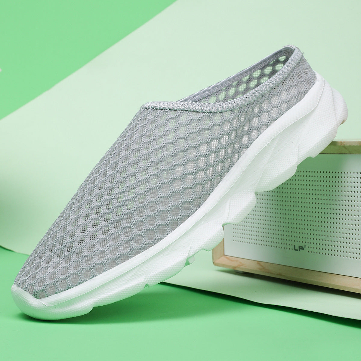 Women's Breathable Slip-On Sports Shoes with Flexible Mesh Design