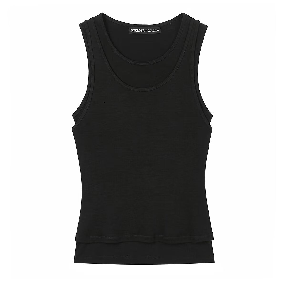 Women's Sleeveless Tank Top in High-Quality Stretch Fabric