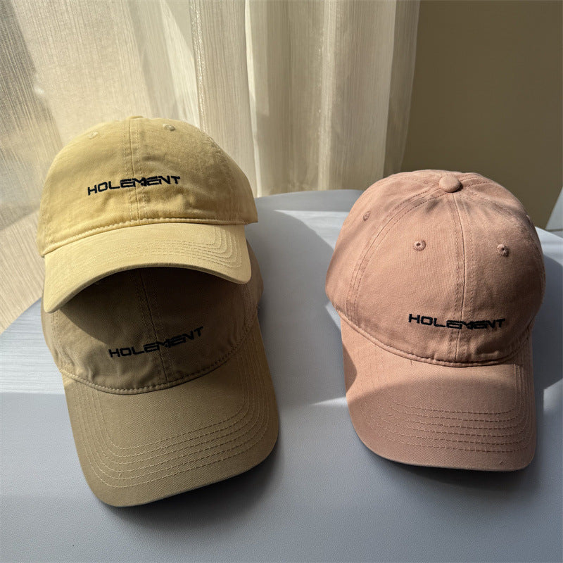 Men's Casual Embroidered Cotton Cap