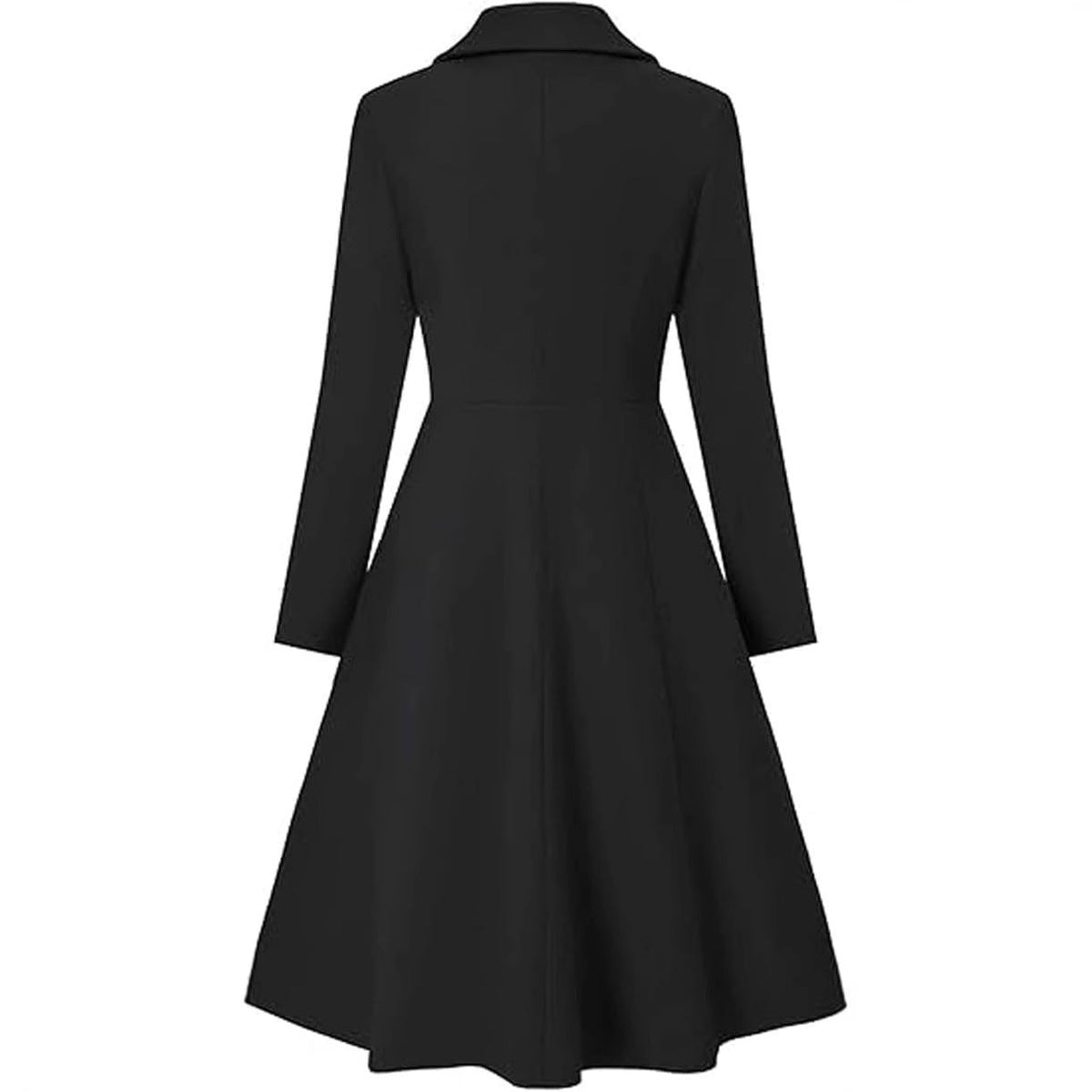 Women's Elegant Oversized Double-Breasted Coat