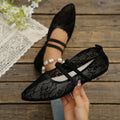 Women's Lace Design Ballet Flats
