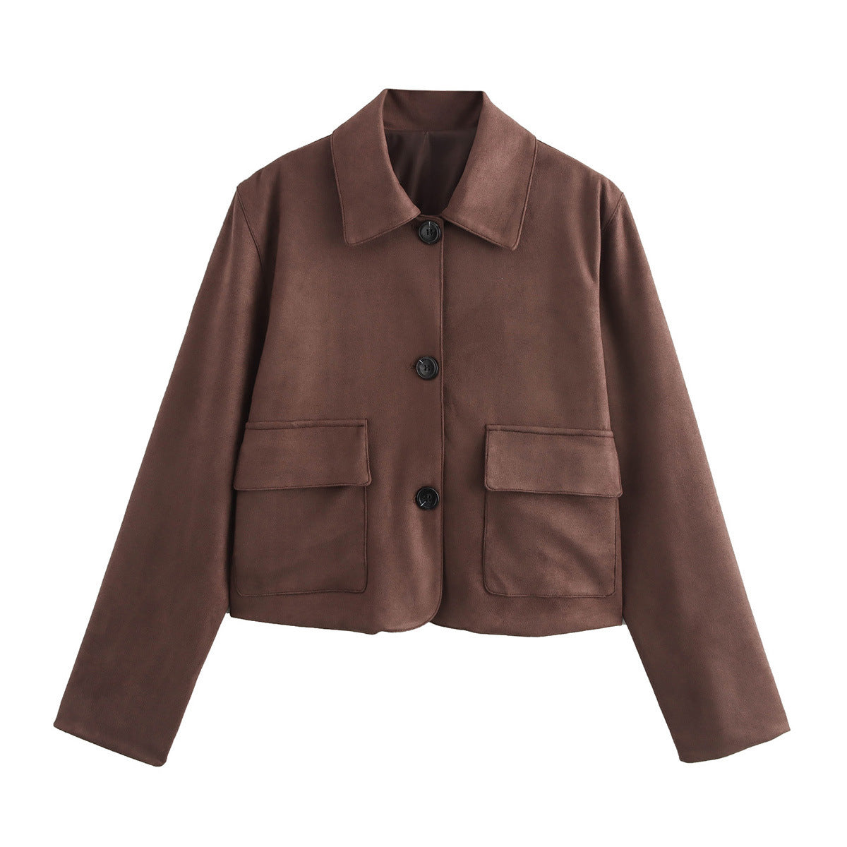Women's Cropped Utility Jacket with Practical Pockets and Modern Cut