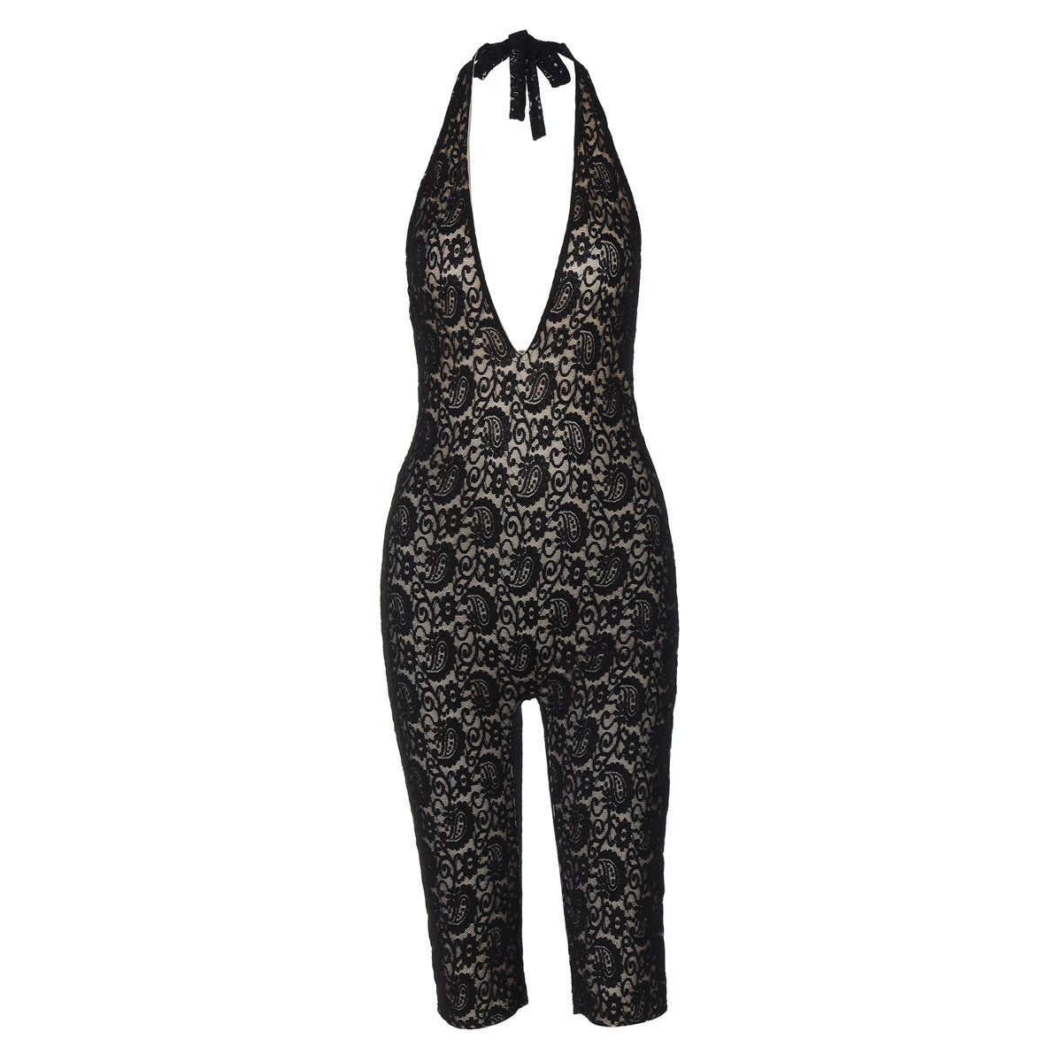 Women's Elegant Fine Lace Jumpsuit