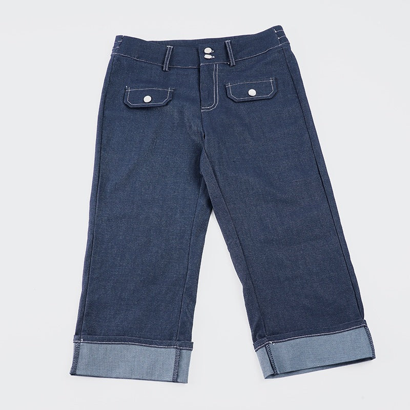 Women's Cotton Culottes with Pockets