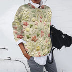 Women's Patterned Sweater with Modern Knit Design