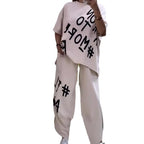 Women's Casual Oversized Sweater and Jogger Set