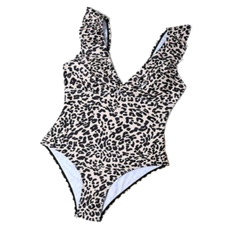 Women's Swimsuit with Voluminous Ruffles