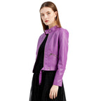 Women's Biker Jacket with Modern Cut