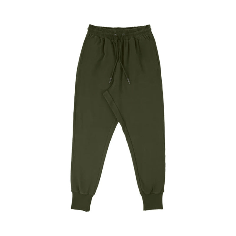 Women's Comfortable Casual Pants with Elastic Waistband and Side Pockets