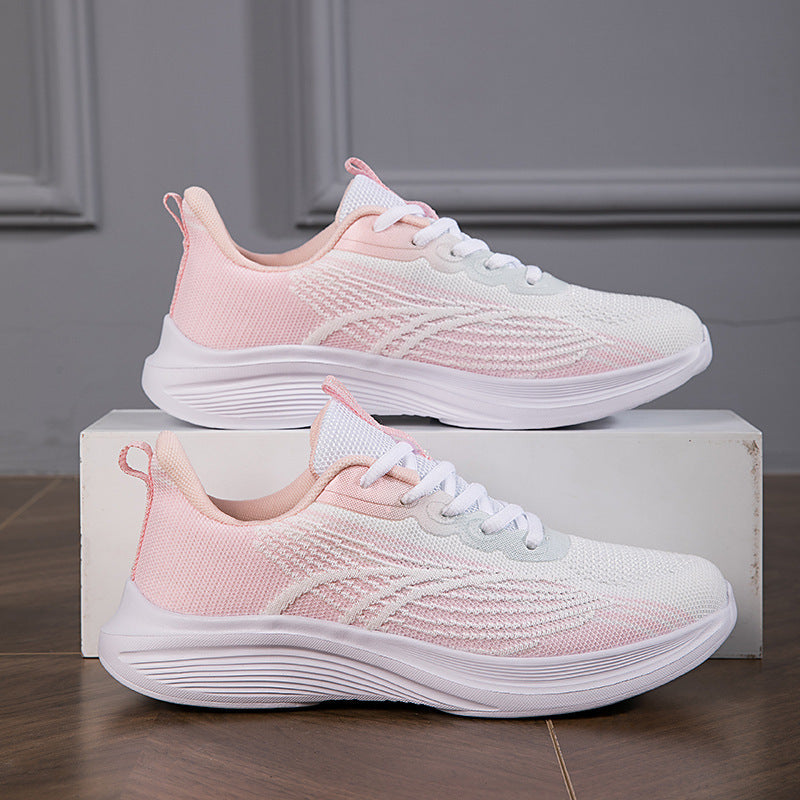 Women's Breathable Sport Sneakers with Non-Slip Sole and Cushioned Footbed