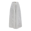 Women's High-Waisted Striped Culottes