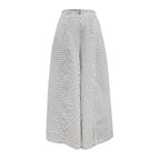 Women's High-Waisted Striped Culottes
