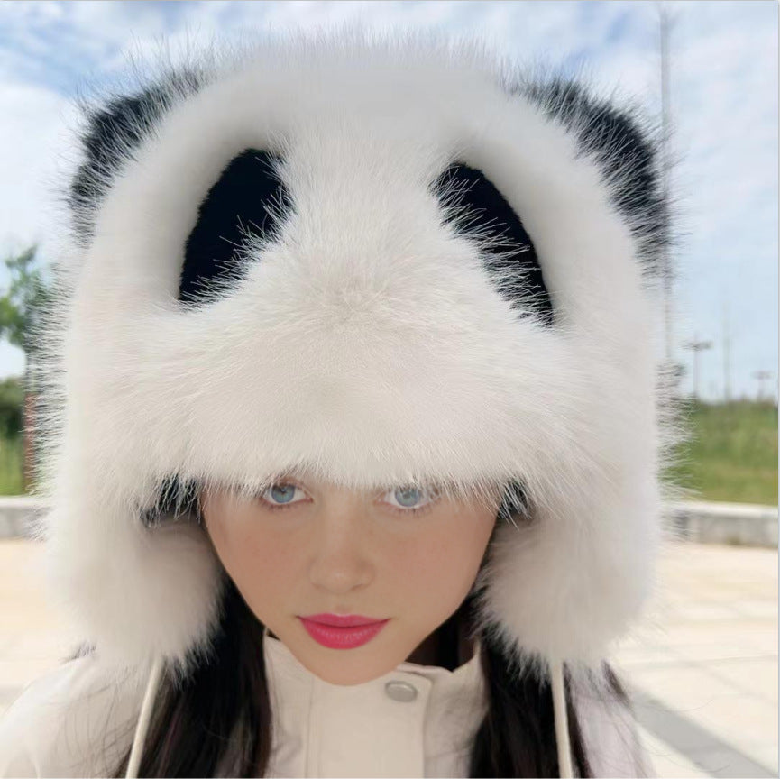 Cozy Panda Hat with Trendy Ears