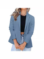 Elegant Blazer with Modern Cut and Practical Pockets