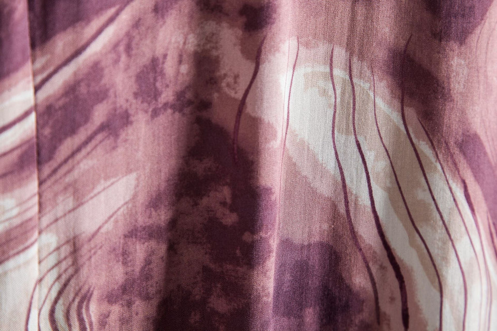Women's Short-Sleeve Shirt with Watercolor Design