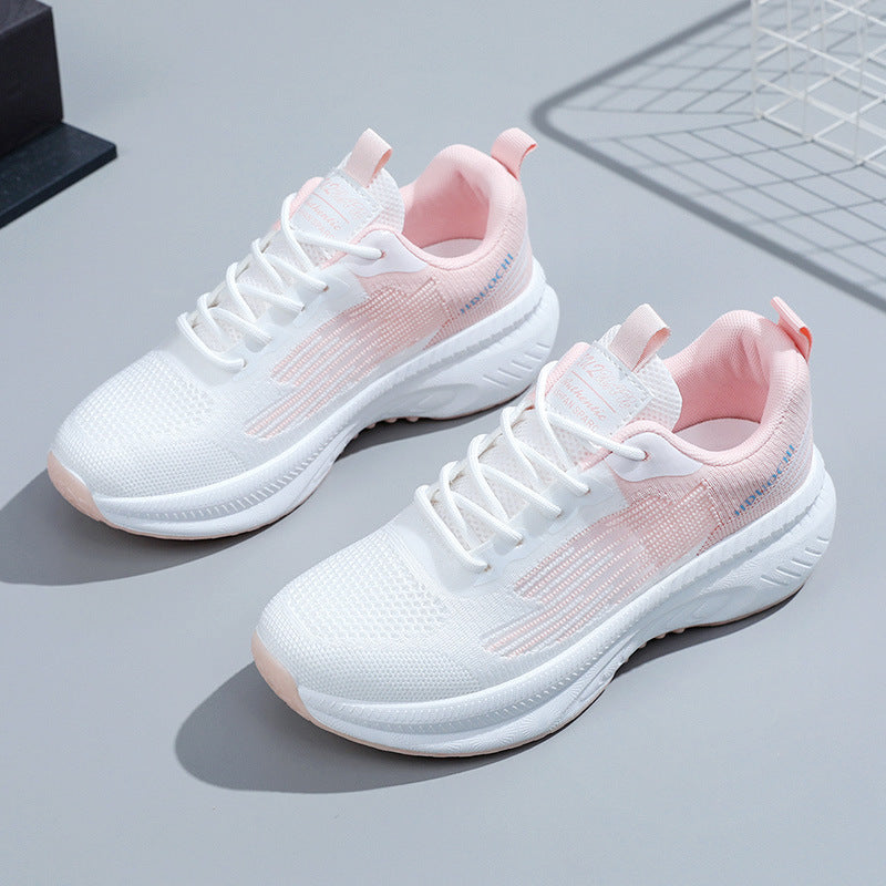 Women's Breathable Fitness Sneakers with Cushioning