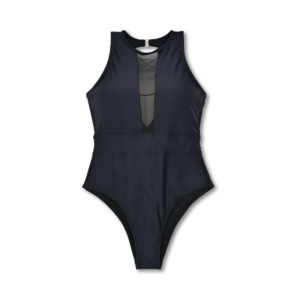 Women's Swimsuit with Sheer Inserts