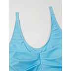 Women's Swimsuit Set with Stylish Top and High-Cut Bottoms