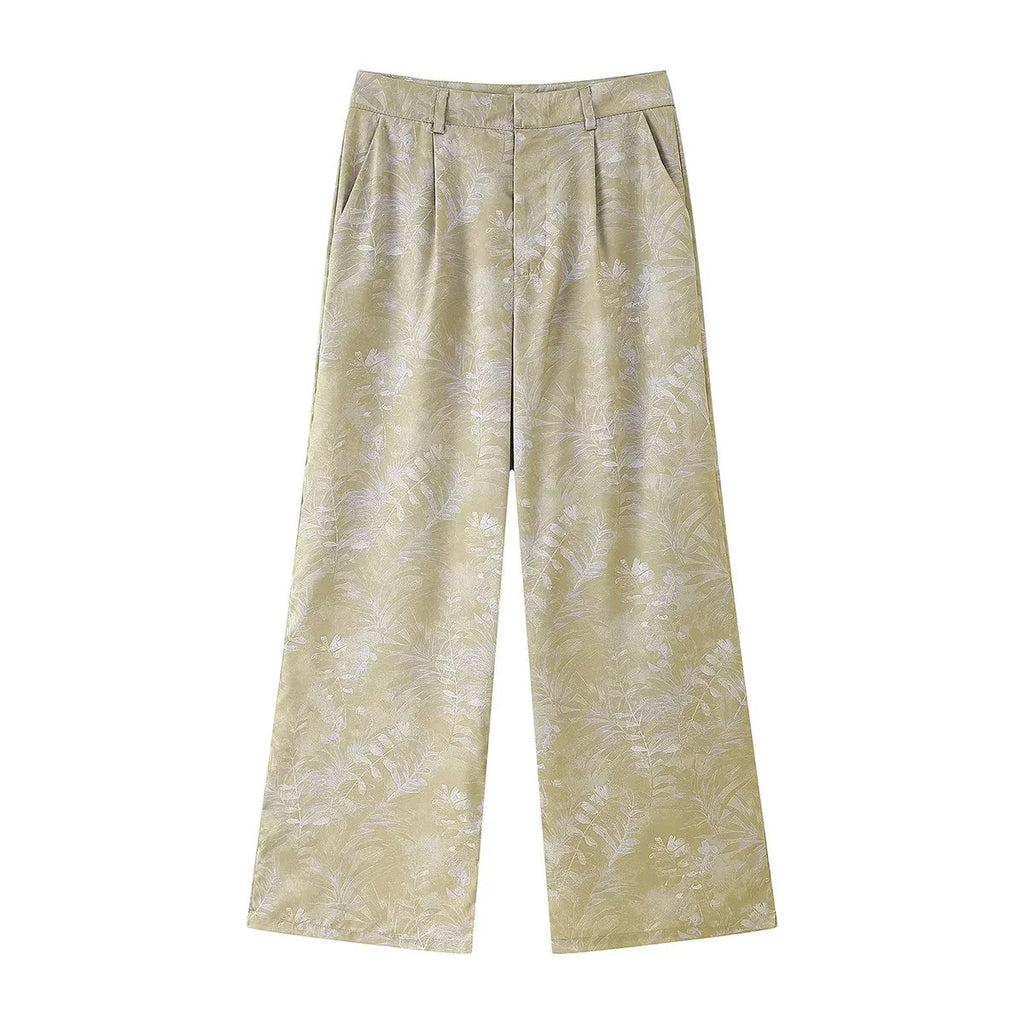 Women's Elegant Floral Culottes