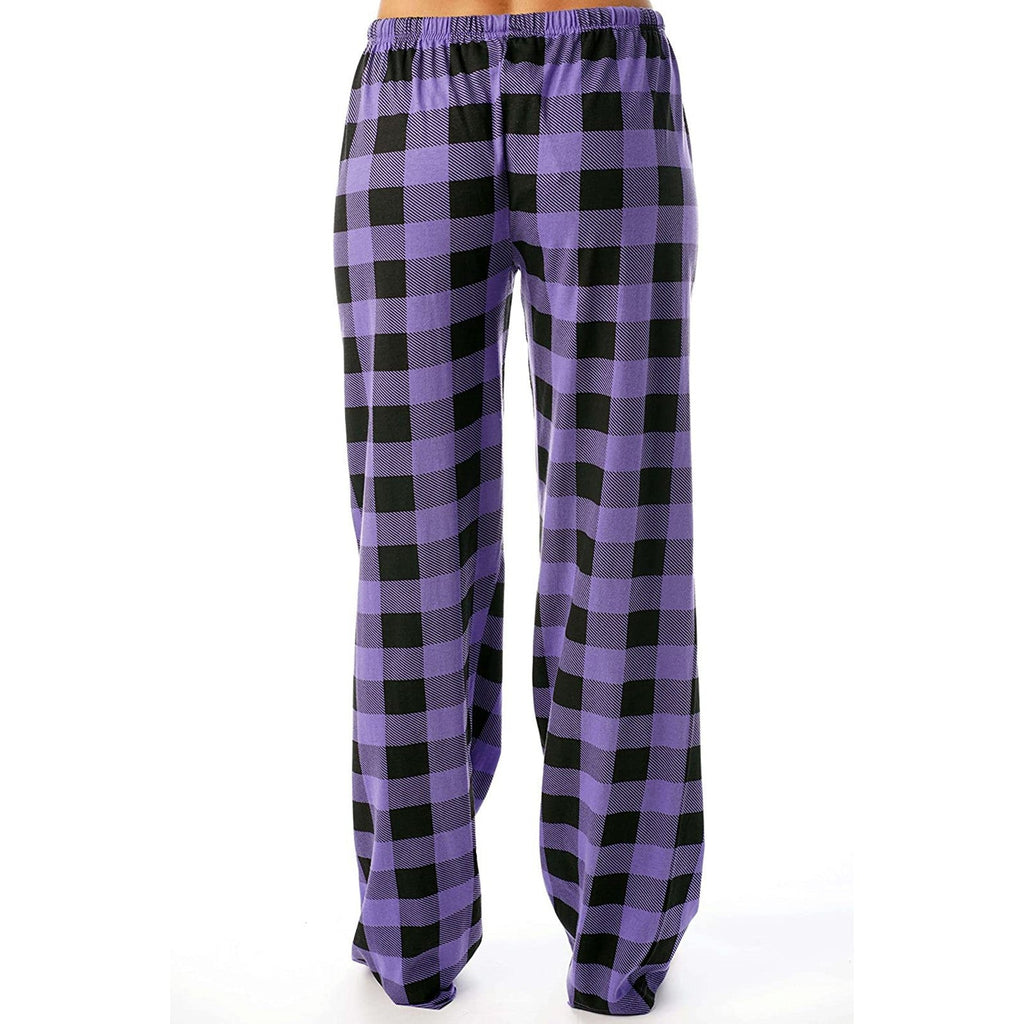 Women's Plaid Casual Pants