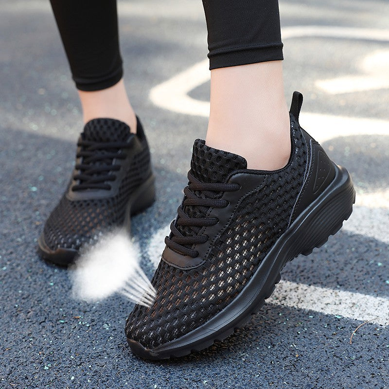 Women's Breathable Running Sneakers with Flexible Mesh Upper
