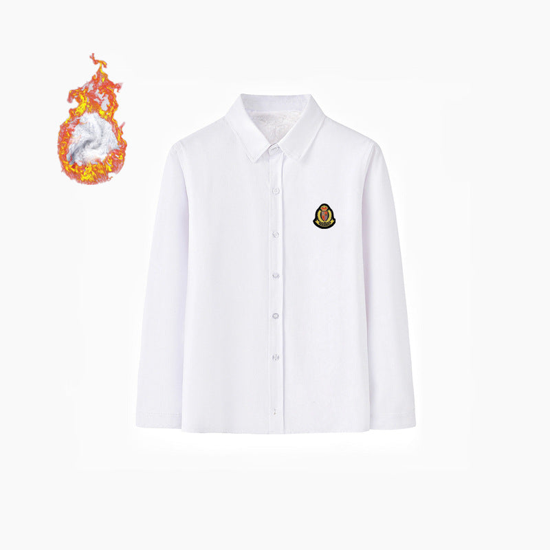 Women's Elegant Long-Sleeve Shirt with Soft Interior