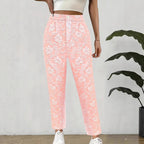 Women's Floral Print Pants in Elegant Casual Style