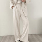 Women's Elegant Wide-Cut Blazer Set