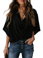 Women's Boat Neck Blouse with Casual Fit