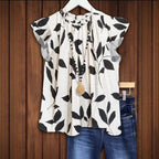 Women's Blouse with Floral Design