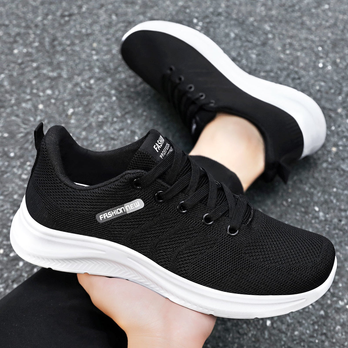 Women's Breathable Sport Sneakers with Flexible Mesh Upper