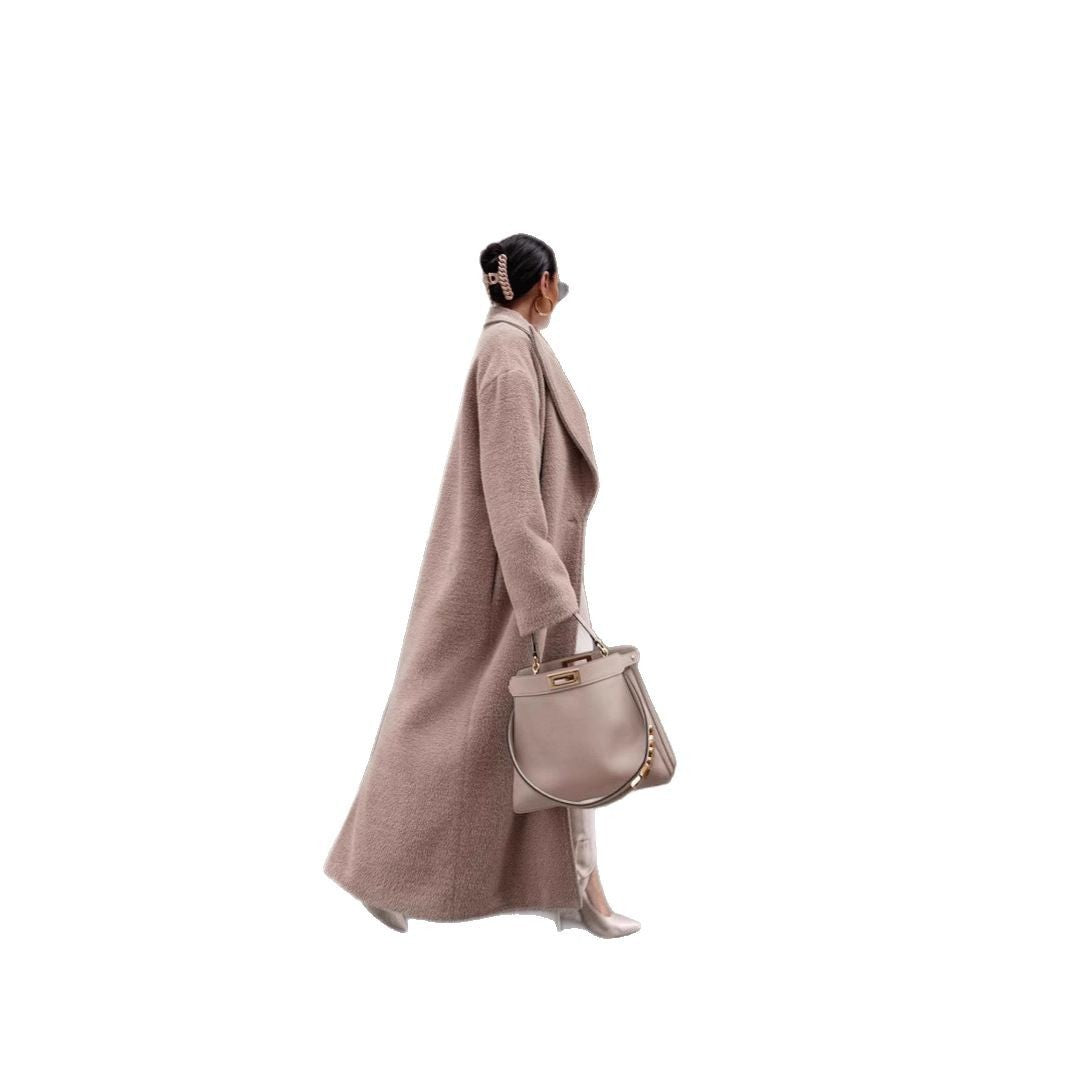 Women's Elegant Slim-Fit Warm Wool Coat