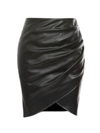 Women's Skirt with Asymmetrical Draping