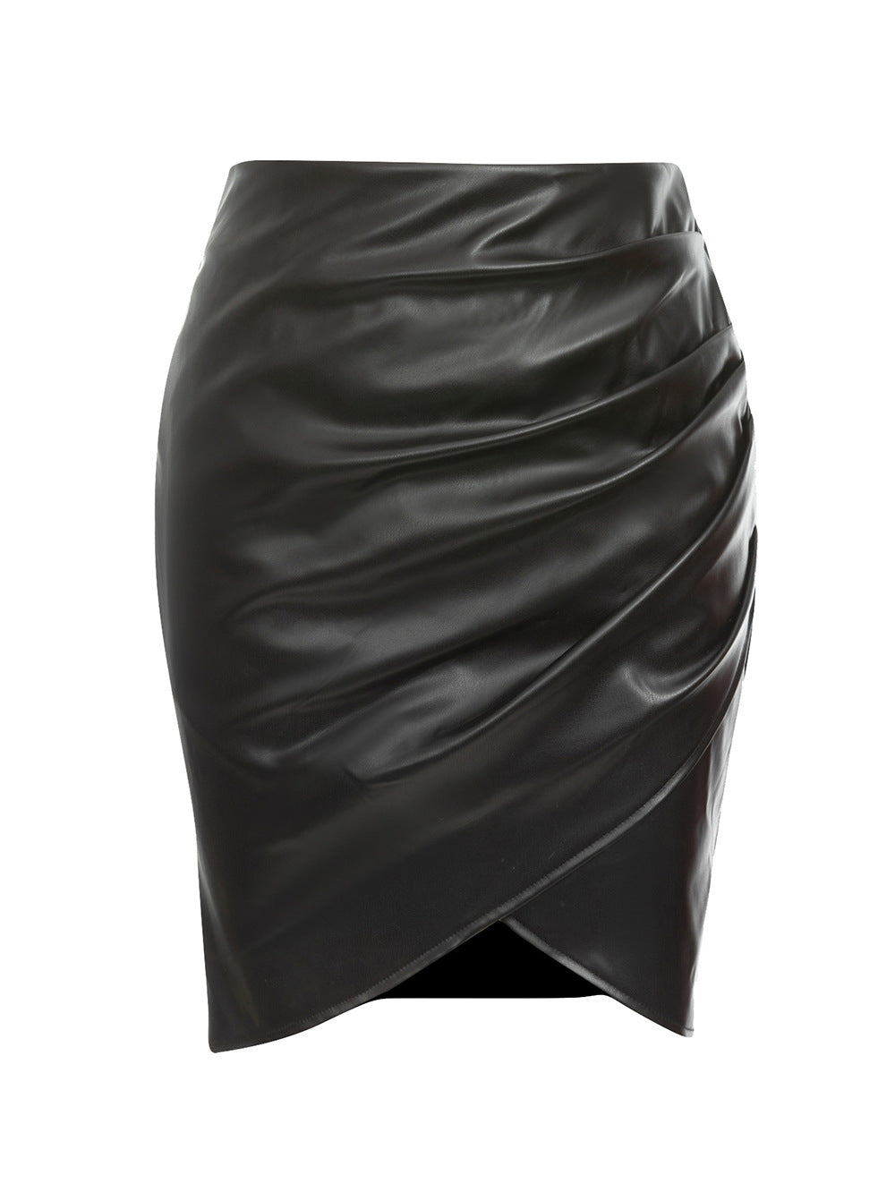 Women's Skirt with Asymmetrical Draping
