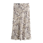 Women's Polka Dot Midi Skirt