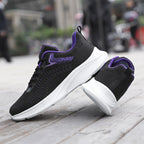 Women's Breathable Running Sneakers with Elastic Upper