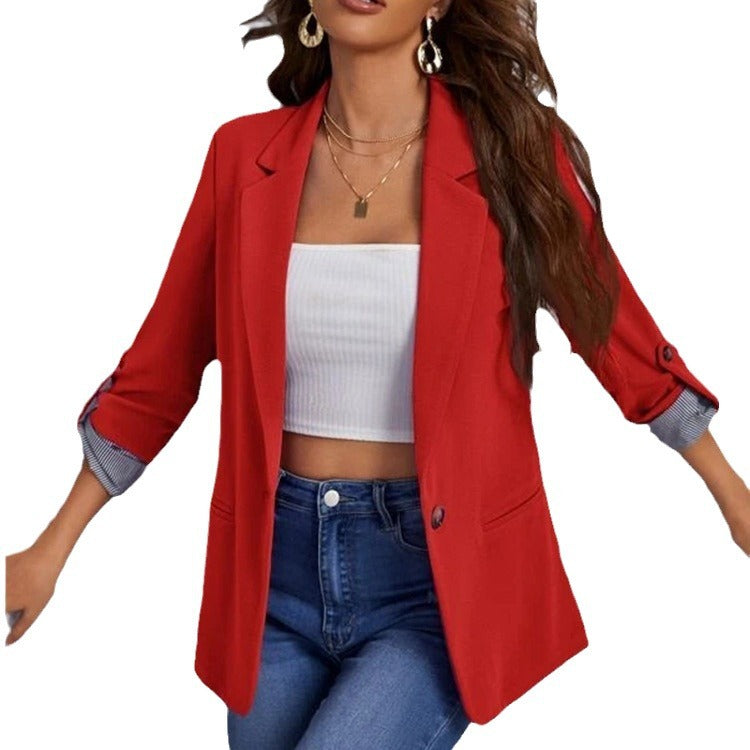 Elegant and Stylish Blazer with Striped Pattern