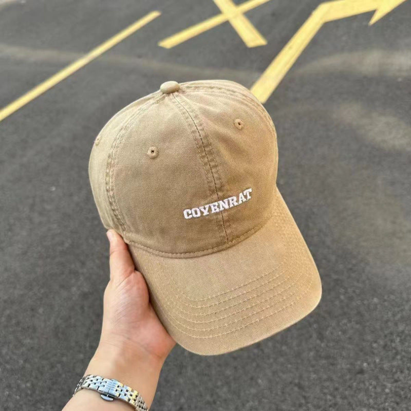 Men's Vintage-Style Cotton Baseball Cap