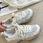 Women's Breathable Mesh Running Shoes with Cushioning Sole