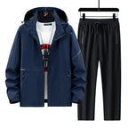 Men's Practical Sports Set with Jacket and Pants