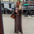 Women's Fashionable Longsleeve and Palazzo Set