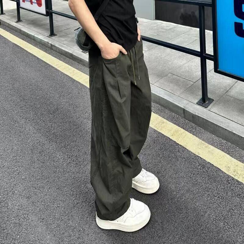 Men's Casual Relaxed Pants with Wide Legs